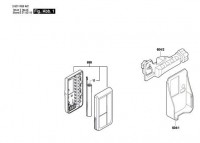 Bosch 3 601 K69 A02 LR50 Laser detector Spare Parts
